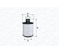 MAGNETI MARELLI 153071762490 Filtro olio