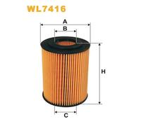WIX FILTERS WL7416 Filtro olio