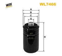 Filtro olio WIX FILTERS WL7466 per VW GOLF 2.0 GTI