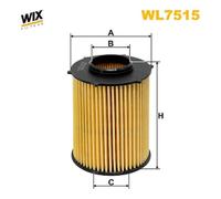Filtro olio WIX FILTERS WL7515 per MERCEDES W176)