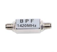 Filtro passa-banda compatto da 1420 MHz per ricerca scientifica, bidirezionale per interfaccia SMA, design a bassa perdita, alto rifiuto fuori banda, costruzione in alluminio (guscio quadrato)