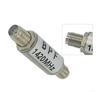 Filtro passa-banda da 1420 MHz con connettori bidirezionali e bassa perdita di inserzione per scopi di ricerca radioastronomica e filtraggio del segnale (guscio in alluminio CNC)