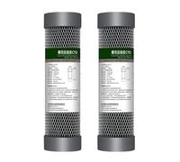 Filtro per acqua a blocco di carbone attivo a compressione da 25 cm, 2 pezzi, per acqua potabile da cucina domestica