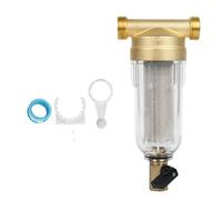 Filtro per acqua di risciacquo 100 micron - Riutilizzabile - Spin-Down - Pre-filtro per tubo dell'acqua del pozzo - Filtro per sedimenti (G 3/4")