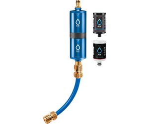 Filtro per acqua potabile alb filter fusion active+nano set campeggio portatile con valigetta blu