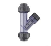 Filtro per acquari in PVC tipo Y, alloggiamento filtro dell'acqua 20-63 mm, filtro industriale per acquario, sistema di montaggio per tubi da giardino (diametro interno 25 mm)