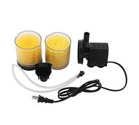 Filtro per acquario 3 in 1 con pompa d’aria e ossigeno, pompa subacquea per acquari con flusso d’aria regolabile e ventose potenti, adatta a vasche d’acqua dolce (WP-3300A)