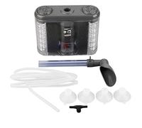 Filtro per acquario a doppia spugna Silenzioso ossigenante Coltivazione di batteri Pulizia della cacca Filtro sommergibile per acquario per serbatoi d'acqua dolce Spugna di