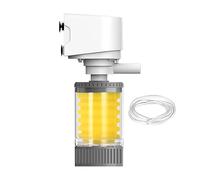 Filtro per acquario, forte filtro per acquario per tartarughe, silenzioso, potente aeratore per acquario a più stadi per acqua e salata, tartaruga, Axolotl, gamberetti, alghe