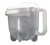 Filtro per alimenti 1PCS Setaccio per fagioli di riso in plastica per pulizia a mani libere strumento da cucina portatile setaccio da cucina