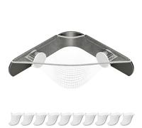 Filtro per alimenti per lavello a rete triangolare | Filtro per lavandino del bagno, per catering, cucina, doccia, lavanderia, dormitorio, ristorante, appartamento