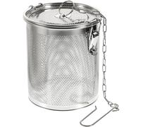 Filtro per alimenti per salamoia, infusore per tè, infusore a rete per condimenti, filtro in acciaio inox, vapore e bollire per spezie in foglie sfuse, caffè tailandese, setaccio da cucina