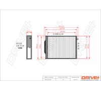 Filtro Per Aria Interna Drve+ DP1110.12.0035 Per RENAULT