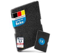 Filtro per asciugatrice Premium compatibile per Beko Grundig Blomberg Smeg - Ricambio per 2964840100 2964840200 - Filtro per asciugatrice a pompa di calore - Filtro in spugna su misura 245 x 155 x 10