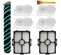 Filtro per aspirapolvere principale di ricambio per Shark HZ4002 Ultralight con filo Stick Vacuum, 1 spazzola a rullo 2 filtro HEPA 4 filtri in schiuma e feltro 1 spazzola per la pulizia