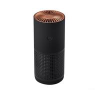 Filtro per auto facilmente utilizzabile alimentato tramite USB che pulisce l'ambiente da polvere e sostanze chimiche nocive (nero)