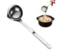 Filtro per biscotti - 9,5 x 5 x 30,5 cm Strainer Spoon | Grease Separator for Cooking, oilSeparator Spoon, Food Grade, Easy to Clean, Kitchen Tool for Home, ristoranti, Frying, Cooking, oilFiltering