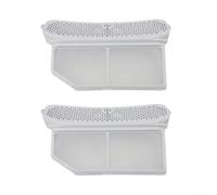 Filtro per Bosch, Siemens, Constructa 752387, compatibile con Iq700, Iq500, Avantixx, Logixx Serie 6 800, in plastica, colore bianco, confezione da 2
