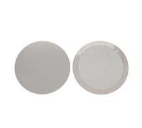 Filtro per caffè a disco da 2,4 pollici in acciaio inossidabile, riutilizzabile, per caffettiera a pressa francese, filtro in rete di ricambio. (Niente filtri)