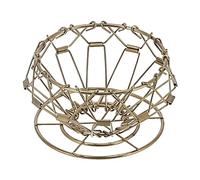 Filtro per caffè a goccia a mano Gocciolatore per caffè portatile pieghevole in acciaio inossidabile per viaggi domestici in campeggio Ti Gold 13,8x14x1,4 cm 128 g