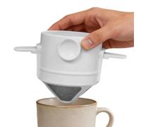 Filtro per caffè Dripper - Installazione rapida grazie al gancio per le orecchie - Macchina da caffè portatile per il viaggio | Per viaggi, appartamenti, appassionati, studenti e professionisti