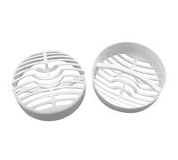 Filtro per capelli, 2 pezzi, filtro per doccia, diametro 60 mm, filtro per capelli, filtro per capelli, adatto per Tempoplex modello 6960, 6961, 6962, 6963