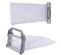 filtro per capelli - Filtro di scarico riutilizzabile | Protezione per lavanderia e doccia a rete fine, cattura capelli, pelucchi e detriti, mantiene gli scarichi puliti in bagno, cucina o