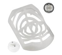 Filtro per capelli per scarico doccia, 1 pezzo, nero, compatibile con Viega Domoplex 6928 e 6929, tubo di ricambio per trappola per capelli doccia per raccordo di scarico Domo plex Ø 52 mm