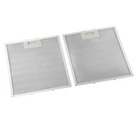 Filtro per cappa aspirante, Cooker Hood Grease Filter 2 Pack Silver 305x267x9mm Aluminium Mesh