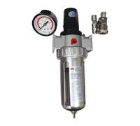 Filtro per Compressore d'Aria,Separatore Acqua Compressore con Manometro | Filtro Separatore per Meccanica Automobilistica, Verniciatura a Spruzzo e Sabbiatura
