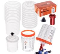 Filtro per coperchio tazza monouso come sistema PPS, contenitore di miscelazione da 650 ml per pistola a spruzzo per verniciatura, pistola a spruzzo