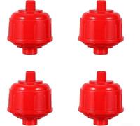 Filtro per dispositivo spray d'aria con filettatura rossa da 1/4 di pollice per mini trappola d'acqua nei sistemi pneumatici HVLP per rimuovere l'umidità e l'olio dalle linee del compressore con