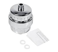 Filtro per doccia da bagno in linea, purificatore d'acqua per il bagno, rimuove impurità di limo, metalli pesanti, filtrazione su membrana in PE ad alta porosità con carbone