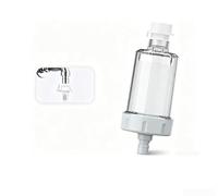 Filtro per doccia, filtro dell'acqua visibile per doccia e rubinetto, prefiltro ad alta compatibilità con nucleo in cotone PP sostituibile, rimuove contaminanti e ruggine, installazione semplice per