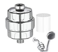 Filtro per doccia rivitalizzante, filtro per acqua da doccia - Piscio da doccia per purificatore da bagno riutilizzabile in 15 fasi,Filtro per acqua da doccia ad alta potenza con cartucce di filtro re