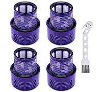 Filtro per Dyson V10 SV12, 4Pezzi Lavabile di Ricambio Filtro per Dyson V10 Cyclone, V10 Absolute, V10 Animal, V10 Total Clean, V10 Motorhead, SV12 Aspirapolvere Ricambi # DY-969082-01