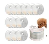 Filtro per fontana d'acqua per cani, per animali - Set di 12 per dispenser di acqua per cani e gatti | interno casa canile in acciaio inossidabile ceramico manutenzione regolare