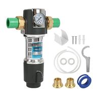 Filtro per il risciacquo, prefiltro dell'acqua, filtro per sedimenti, riutilizzabile, spin down sedimento, filtro per acqua e pozzi (filo da 3/4", grigio)