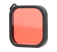 Filtro per Immersione con Custodia Impermeabile, Filtro per Immersione Ad Alta Durezza, Colore Adeguato, Elevata Trasmissione della Luce per Action Camera (Filtro rosso)
