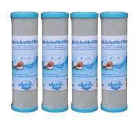 Filtro Per Impurità In Blocco Di Carbonio Attivo 10" 5µ 4 Pezzi