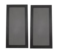 Filtro per la polvere del dispositivo di raffreddamento del ventilatore del computer Telaio magnetico in PVC copertura antipolvere per PC Telaio di alimentazione elettrica le (Nero)