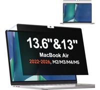 Filtro per la privacy magnetico per MacBook Air 13,6 pollici (2022-2026,M2,M3,M4,M5) Modello: A3449 A3240), Filtro schermo privacy Mac, rimovibile schermo anti spia per Macbook Air M5 13"