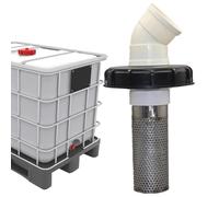Filtro per l'acqua a botte di pioggia, schermo filtrante per tubo da giardino,Attacco per tappo tubo flessibile per canna da pioggia | Coperchio del filtro del tubo di uscita del serbatoio 'acqua da u