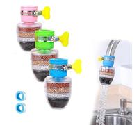 Filtro Per L'acqua Al Carbone Hailnrothwad Magic, Filtro Per Rubinetto A 6 Strati, Risparmio Idrico E Forte Pressione Dell'acqua Per Rubinetti Da 1/2" A 3/4", Filtro Per Rubinetto Facile (mix)