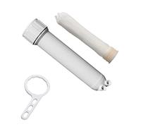 Filtro per l'acqua, Alloggiamento della membrana ad osmosi inversa con UF in fibra da 10 pollici 1812/2012 tutti i raccordi e la chiave