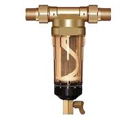 Filtro per l'acqua, Prefiltro da 1/2 "e 3/4" e 1 "filtro for l'acqua a precipitazione rotativa for tutta la casa, di purificazione del prefiltro centrale controlavaggio inossidabile(0.75 inch)