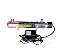 Filtro per l'acqua, Sterilizzatore UV for acqua in acciaio inossidabile 110/220, filtro for disinfezione diretta for bevande con lampada a tubo ultravioletto, purificatore for acquario
