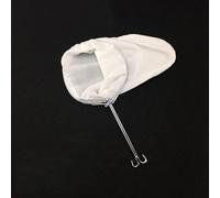 Filtro per latte e succhi di frutta a guscio, riutilizzabile, in tessuto, per caffè e formaggio, con filo di acciaio rinforzato (S)