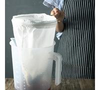 Filtro per Latte, Sacchetti Filtro in Tessuto per Formaggio con Manico,