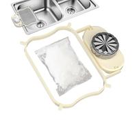 Filtro Per Lavello A - 7,09x6,5x1,18 Pollici Raccoglitore Per Capelli Con Drenaggio In ABS | Filtro Anti-intasamento Perr, Doccia, Bagno, Cucina | Protezione Perr Lo Scarico: Accesso